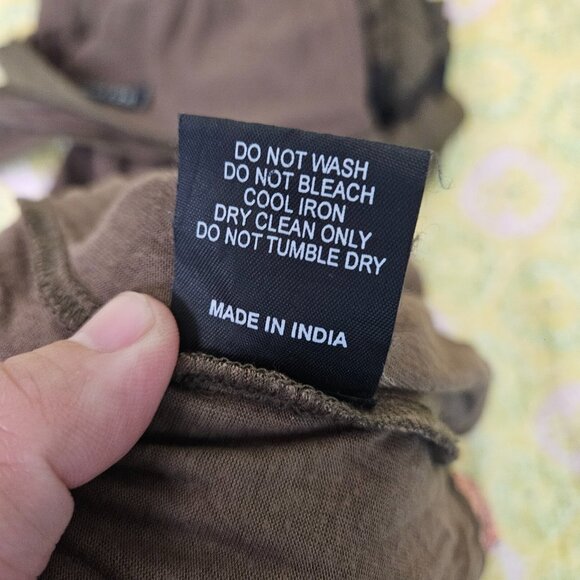 Religion Asymmetrical Draped Sleeveless Dress Brown Stretch Lined Women's Sz XS - Picture 8 of 13